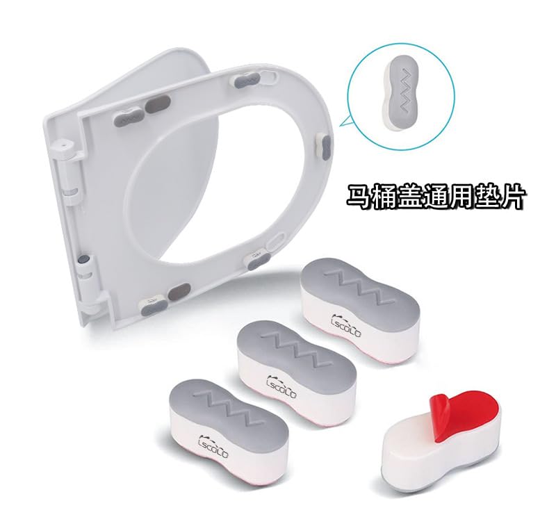 Serplex 4Pcs Toilet Seat Sanitary Bumpers Universal Toilet Seat Bumpers Replacement Strong Adhesive EVA Toilet Seat Sanitary Bumpers Serplex 4Pcs Toilet Seat Sanitary Bumpers Universal Toilet Seat Bumpers Replacement Strong Adhesive EVA Toilet Seat Sanitary Bumpers